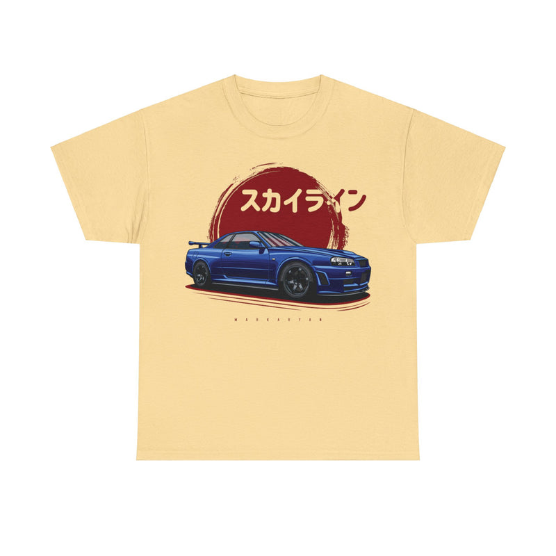 Load image into Gallery viewer, Nissan Skyline R34 GT-R Car T-shirt