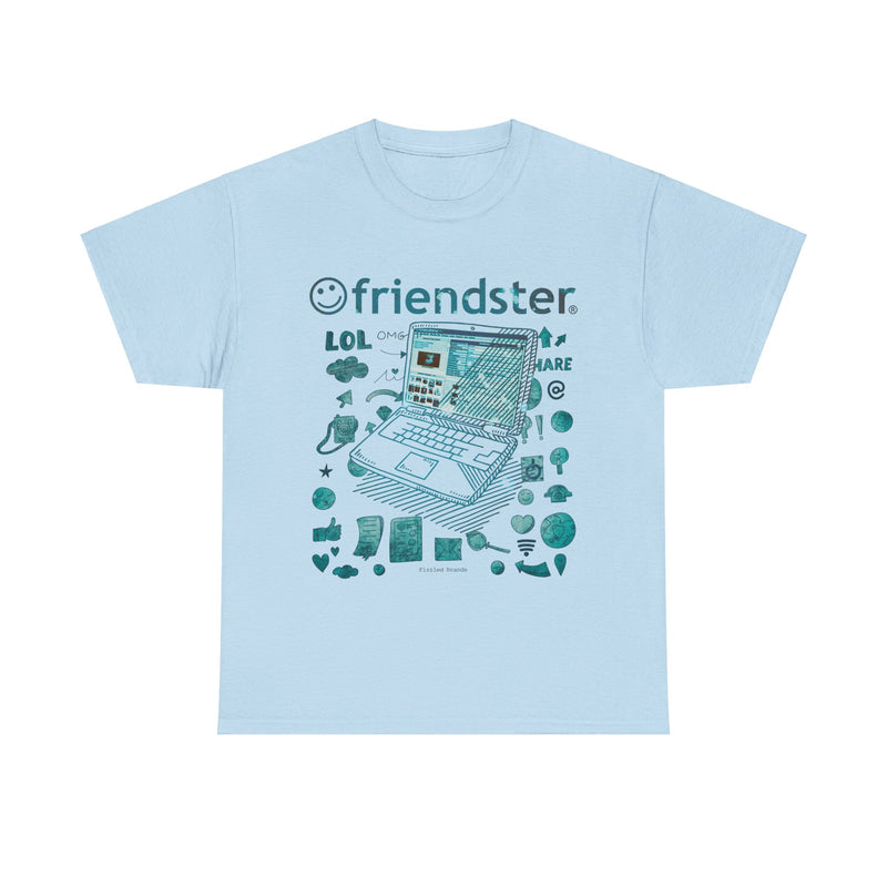 Load image into Gallery viewer, Friendster Early Social Networking Website Nostalgic Internet T-Shirt