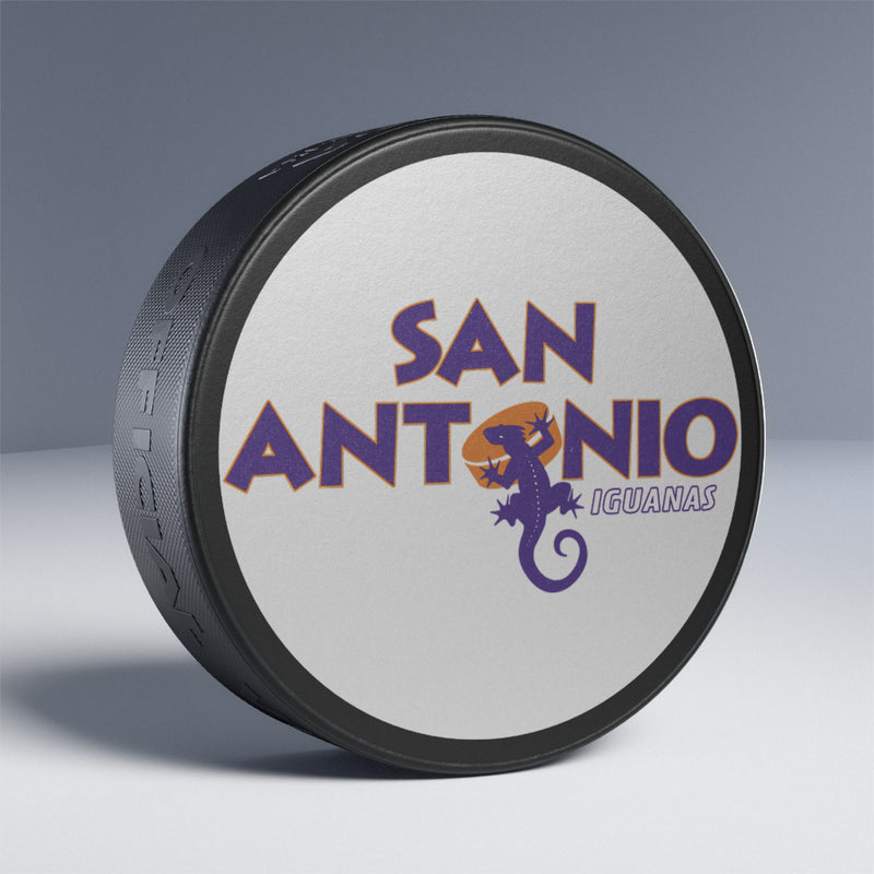 Load image into Gallery viewer, San Antonio Iguanas Texas CHL Hockey Puck