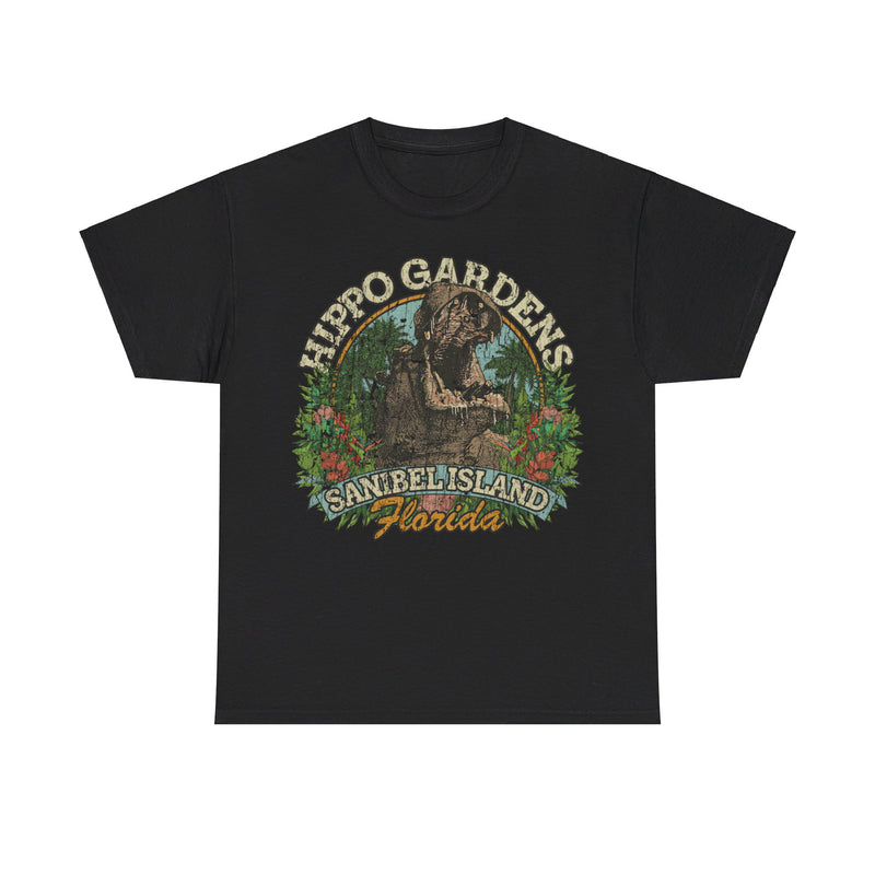 Load image into Gallery viewer, Sanibel Island Hippo Gardens Florida Park T-shirt