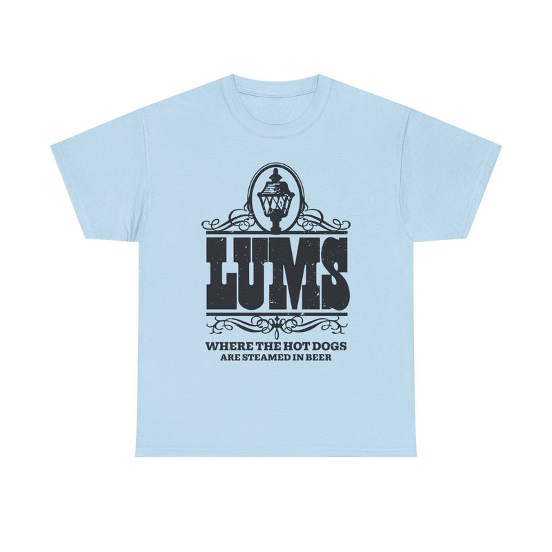 Load image into Gallery viewer, Lums Where Hot Dogs Are Steamed In Beer Vintage Logo T-Shirt
