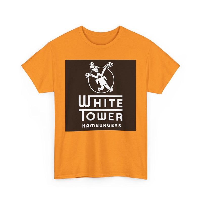 Load image into Gallery viewer, White Tower Hamburgers Logo Restaurant Chain T-Shirt