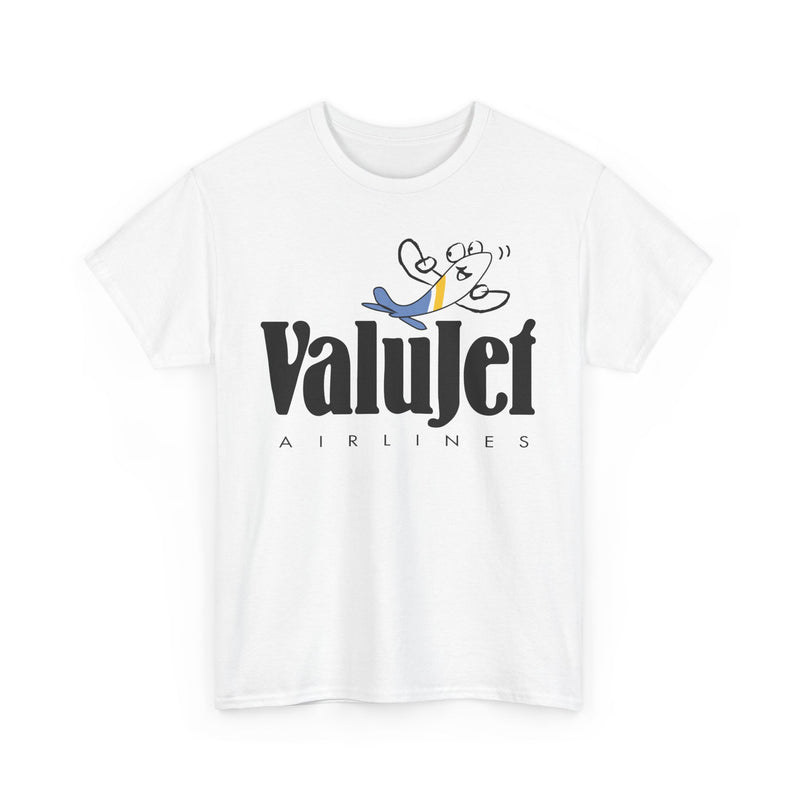 Load image into Gallery viewer, ValuJet Airlines Cartoon Plane Character Vintage Florida Carrier T-shirt