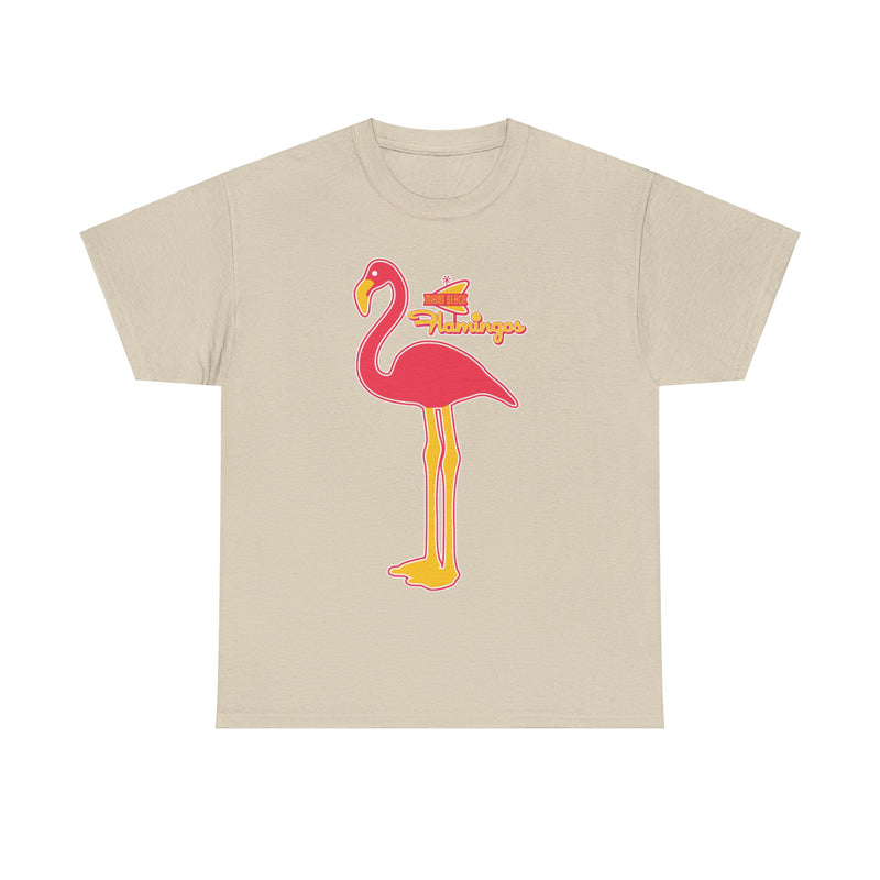 Load image into Gallery viewer, Miami Beach Flamingos Nostalgic Retro Baseball Team T-shirt