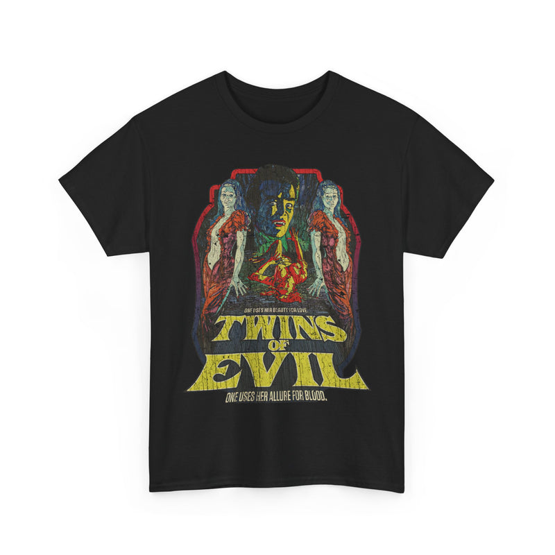 Load image into Gallery viewer, Twins of Evil 1971 Vampire Horror Movie T-shirt