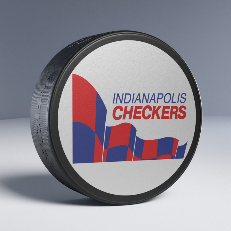 Load image into Gallery viewer, Indianapolis Checkers Central League 1979-1987 Hockey Puck