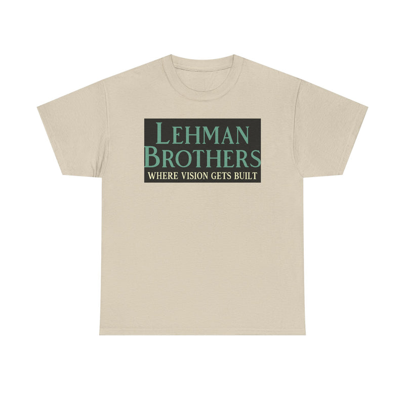 Load image into Gallery viewer, Lehman Brothers Where Vision Gets Built Historic Wall Street Bank Tee New York T-Shirt