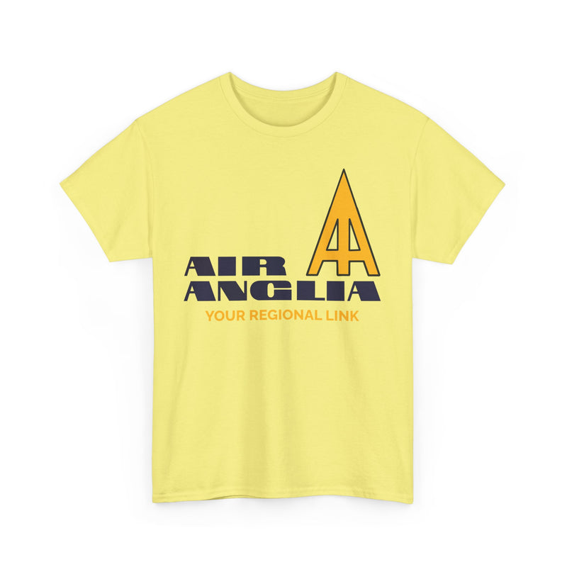 Load image into Gallery viewer, Air Anglia Your Regional Link Vintage Airline Logo British Aviation T-shirt