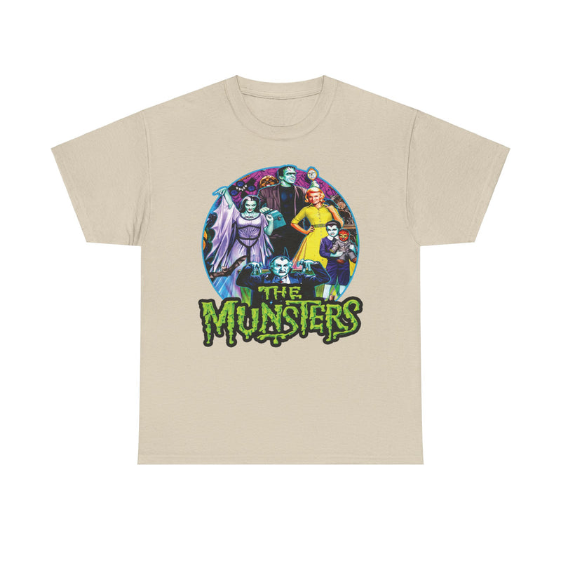 Load image into Gallery viewer, The Munsters 1964 Frankenstein Vampire Werewolf TV Show T-shirt