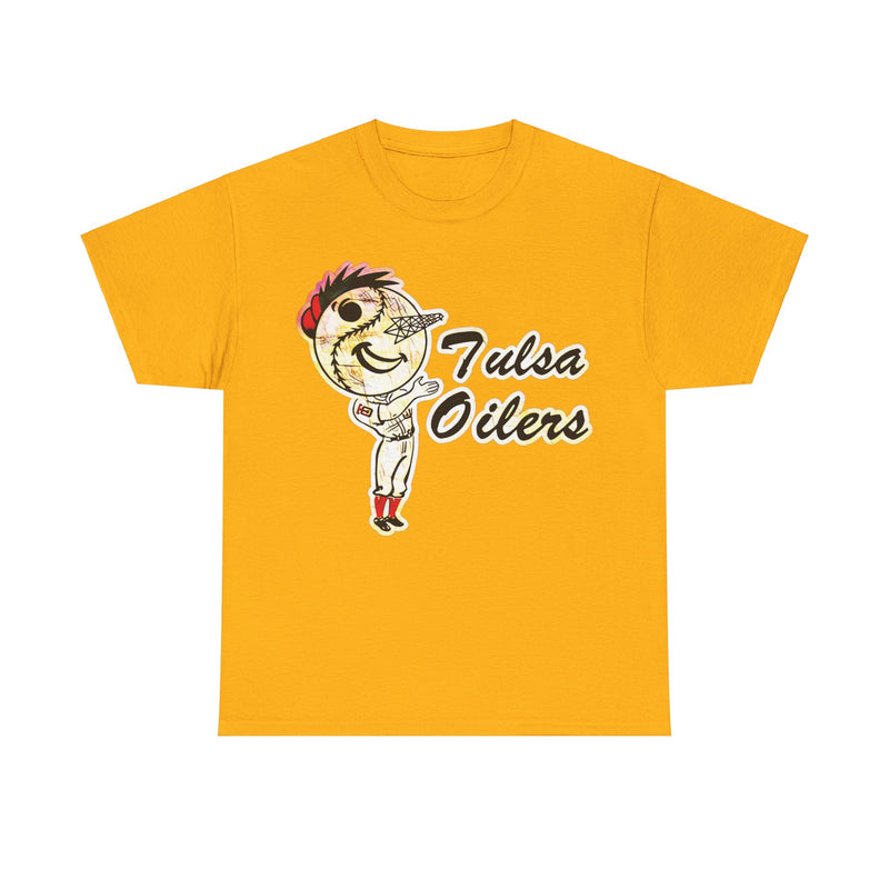 Load image into Gallery viewer, Tulsa Oilers Mascot Logo Oklahoma Baseball T-shirt