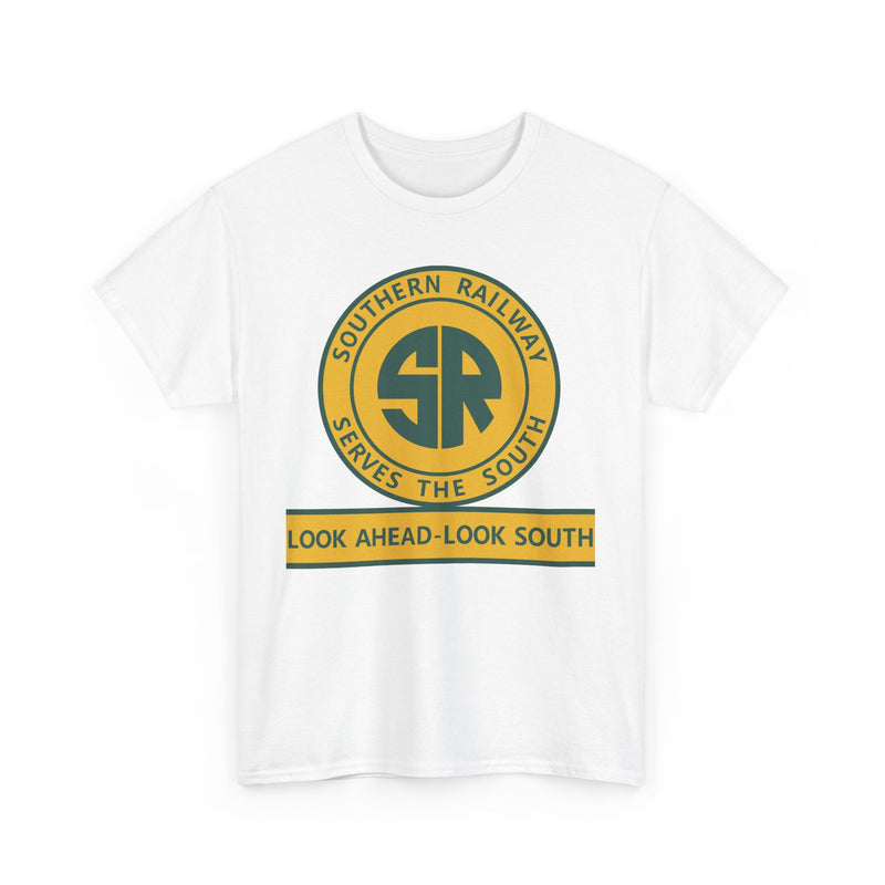 Load image into Gallery viewer, Southern Railway Serves The South Vintage Railroad Logo T-Shirt
