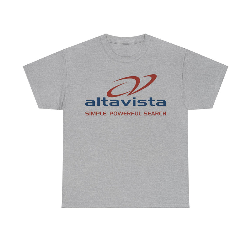 Load image into Gallery viewer, Altavista Logo Simple Powerful Search Retro Nostalgic T-shirt