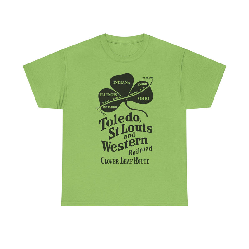 Load image into Gallery viewer, Toledo St Louis Western Clover Leaf Route Railroad Logo T-Shirt