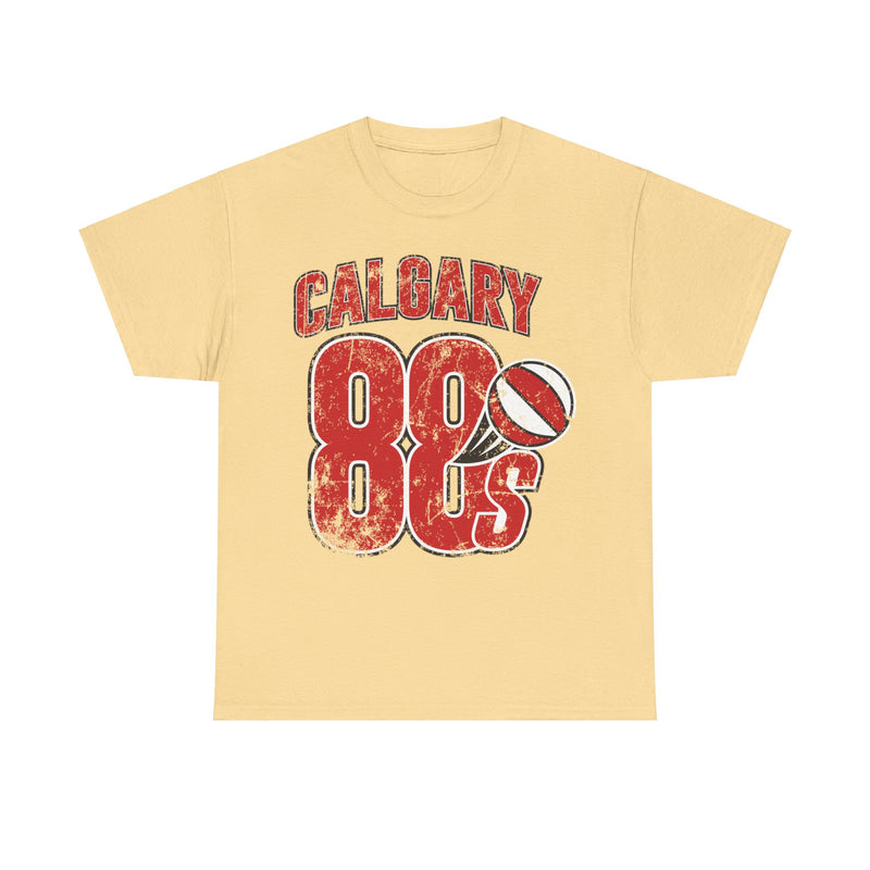 Load image into Gallery viewer, Calgary 88s Canada Red Logo Basketball Team T-shirt