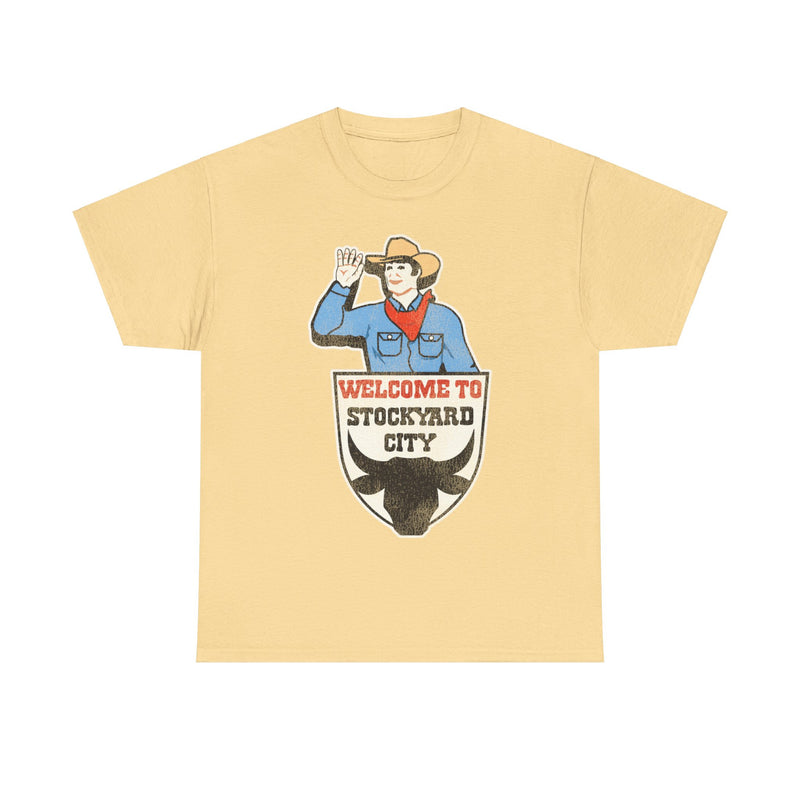 Load image into Gallery viewer, Stockyard City Store Oklahoma Sign Retro Nostalgic T-shirt