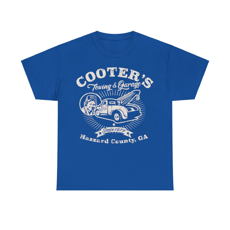 Load image into Gallery viewer, Cooters Towing Garage Dukes of Hazzard TV Show County T-shirt