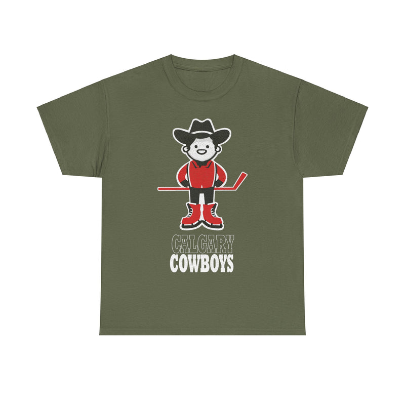 Load image into Gallery viewer, Calgary Cowboys Logo Canada Hockey Team T-shirt