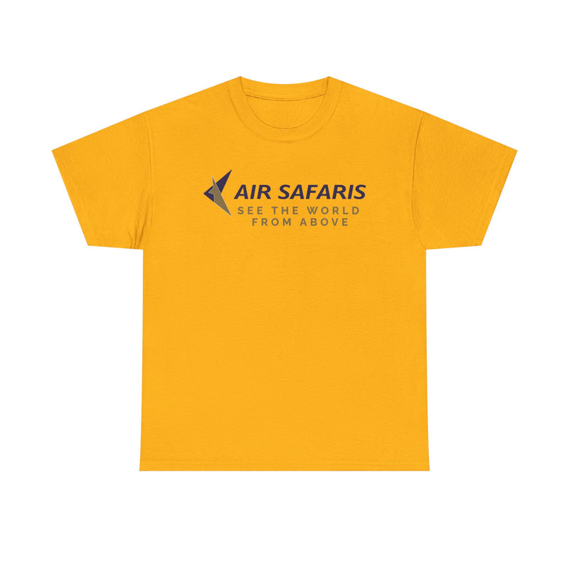 Load image into Gallery viewer, Air Safaris See the World From Above Vintage Airline Logo Aviation T-shirt