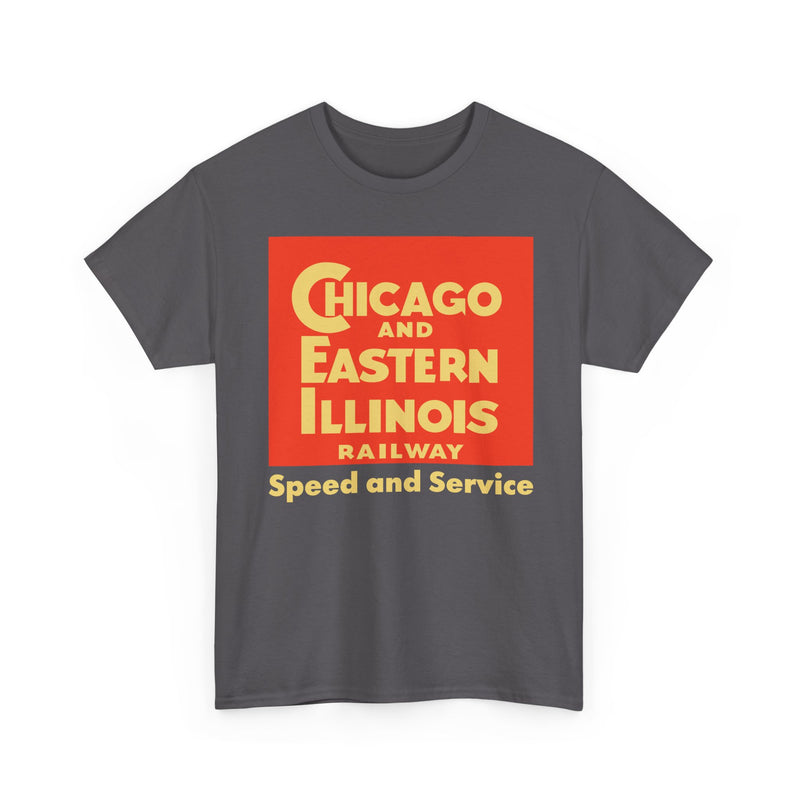 Load image into Gallery viewer, Chicago Eastern Illinois Speed Service Railroad Logo Train T-Shirt