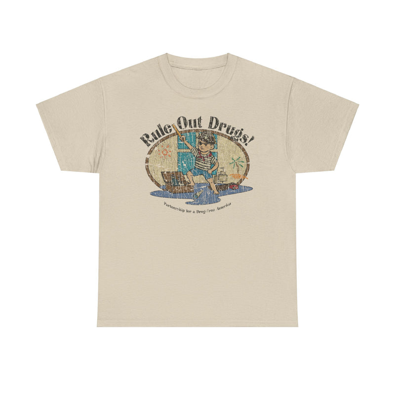 Load image into Gallery viewer, Rule Out Drugs 1986 Political Drug-free T-shirt