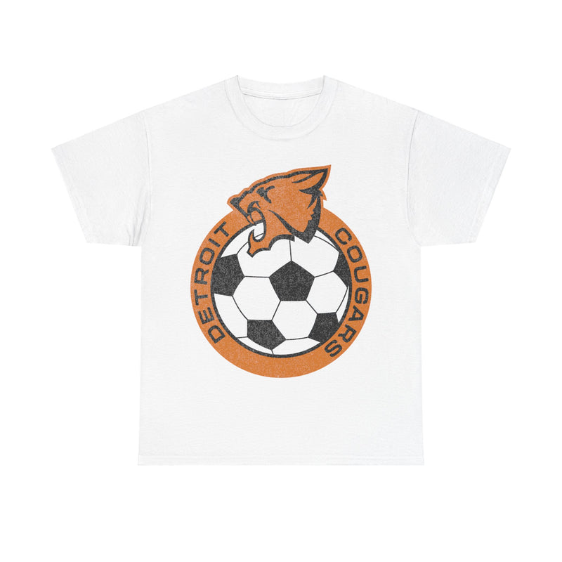 Load image into Gallery viewer, Detroit Cougars NASL Soccer Retro Nostalgic T-shirt