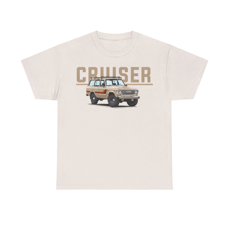 Load image into Gallery viewer, Toyota Land Cruiser 80 Series with Retro TRD Racing Stripes Car T-shirt
