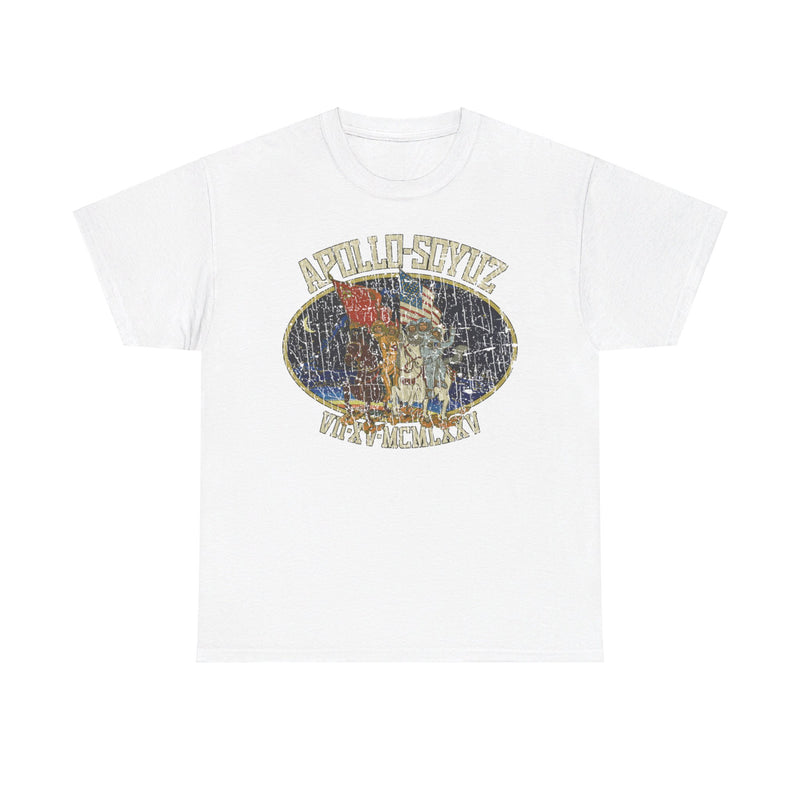 Load image into Gallery viewer, Apollo-Soyuz 1975 First Spaceflight T-shirt