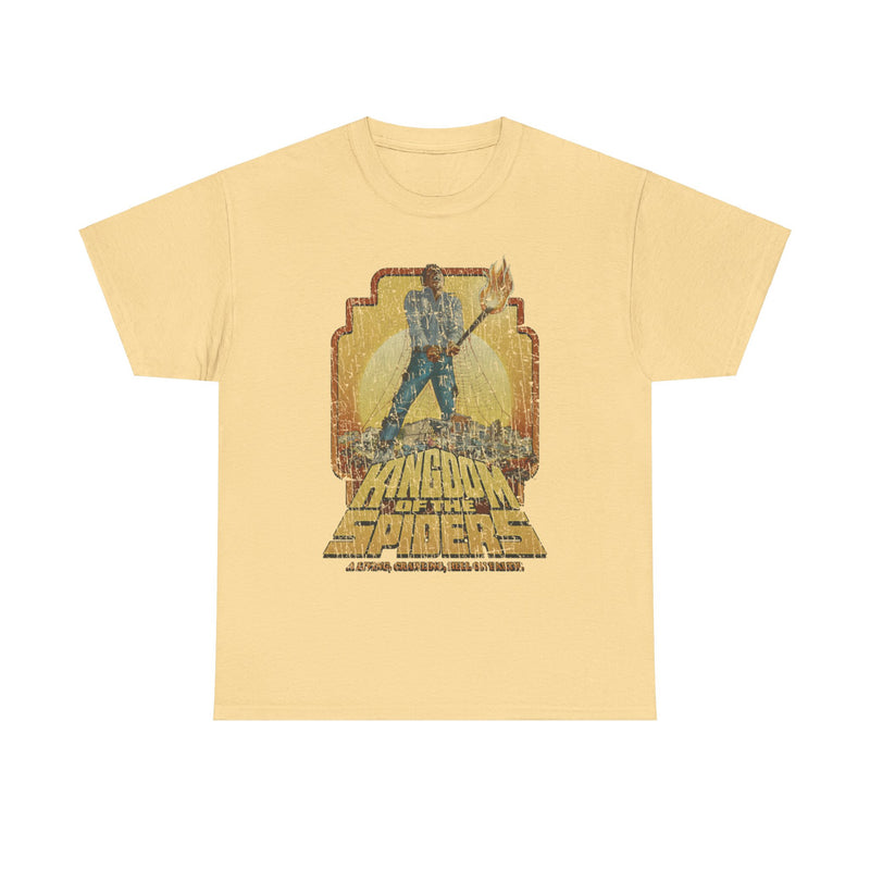 Load image into Gallery viewer, Kingdom of the Spiders 1977 William Shatner Movie T-shirt