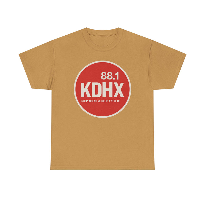 Load image into Gallery viewer, KDHX 88.1 FM T-Shirt - Radio Broadcasting Industry Station Logo Tee