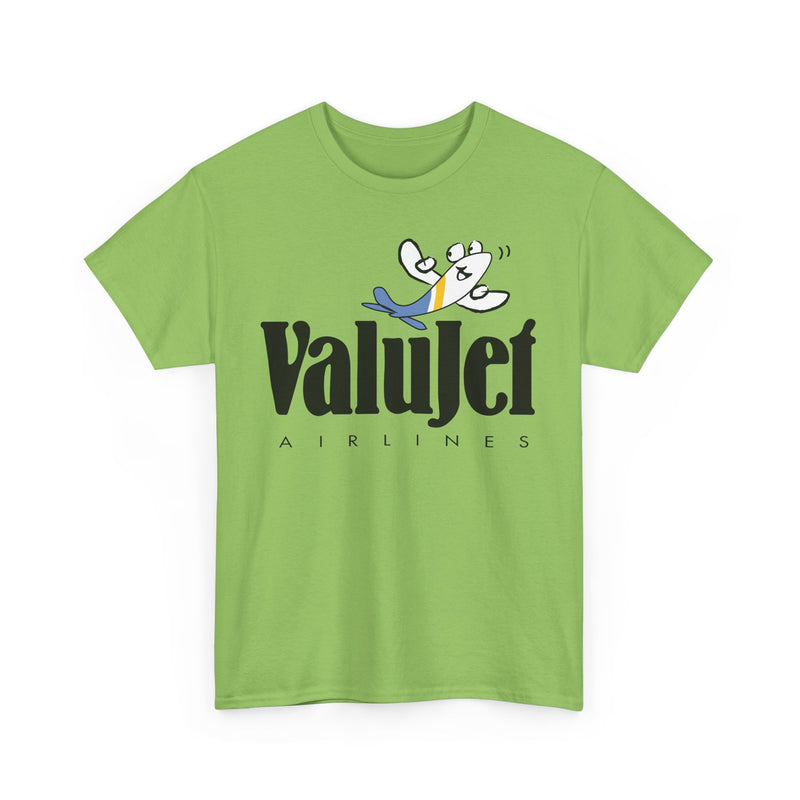 Load image into Gallery viewer, ValuJet Airlines Cartoon Plane Character Vintage Florida Carrier T-shirt