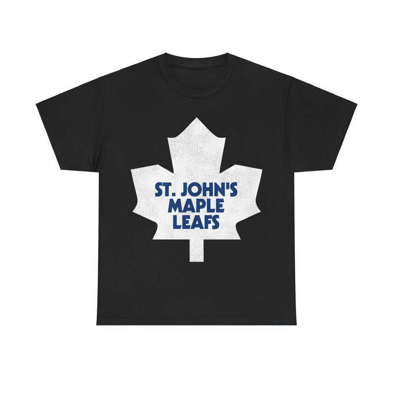 Load image into Gallery viewer, St Johns Maple Leafs Hockey Team Nostalgic Retro T-shirt