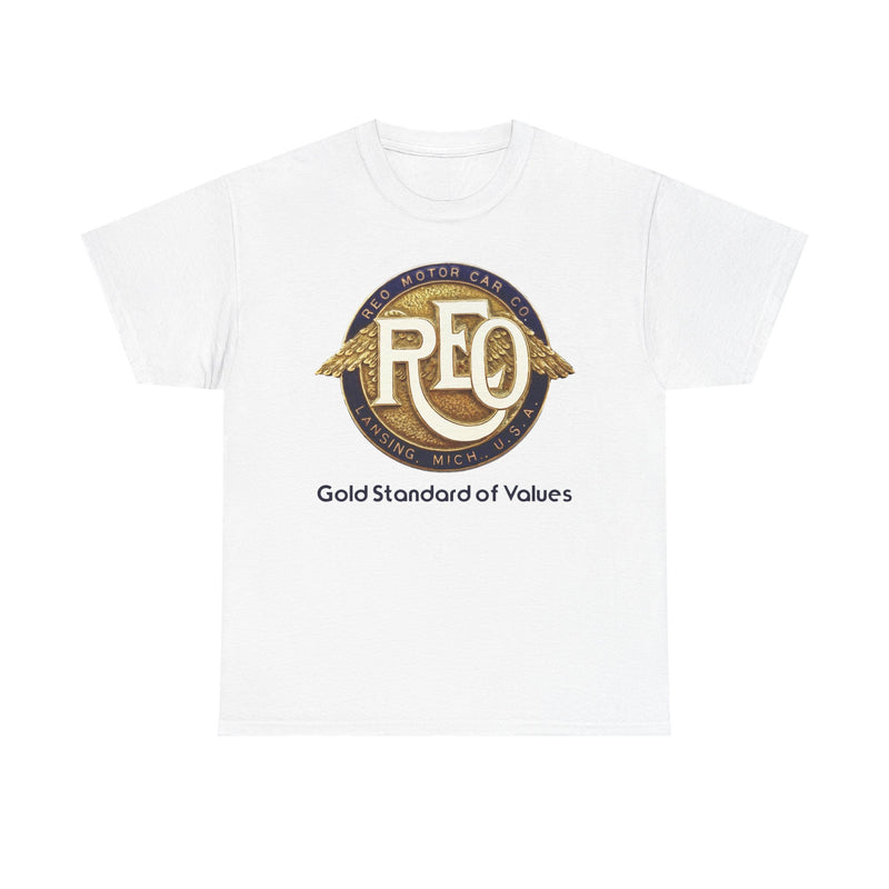 Load image into Gallery viewer, REO Motor Car Co Lansing Michigan Gold Standard Wings T-shirt