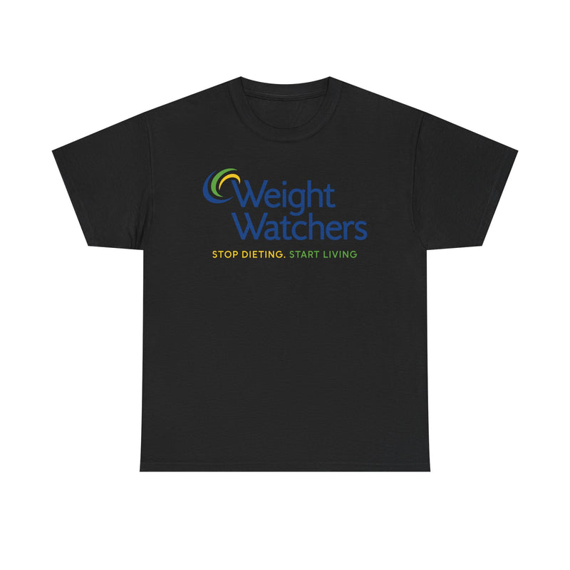 Load image into Gallery viewer, Weight Watchers Blue Green Yellow Logo Stop Dieting Start Living T-shirt