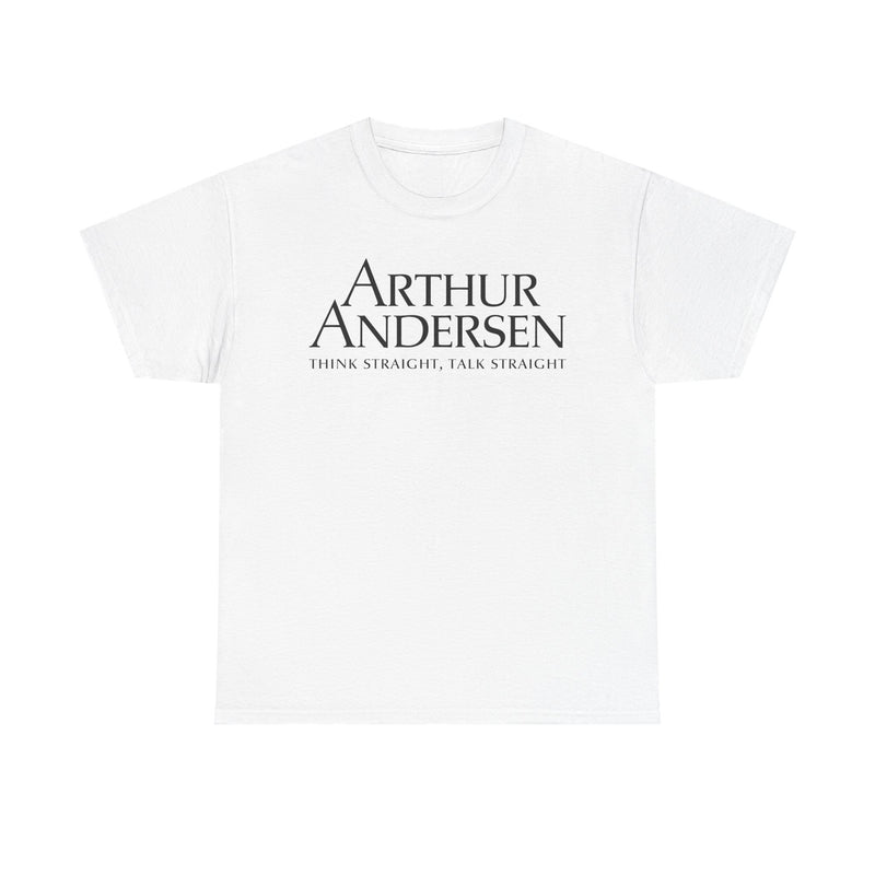 Load image into Gallery viewer, Arthur Andersen Think Straight Talk Straight Consulting T-Shirt