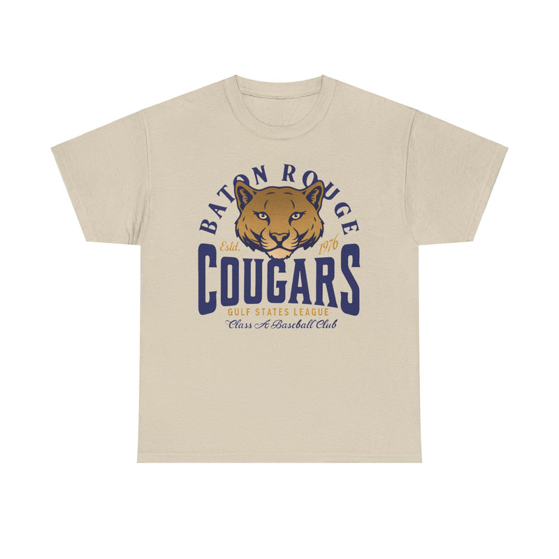 Load image into Gallery viewer, Baton Rouge Cougars Est 1976 Louisiana Baseball Team T-shirt