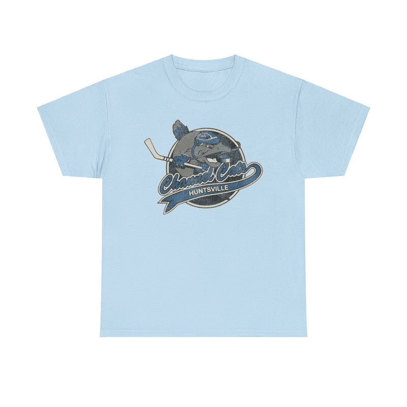 Load image into Gallery viewer, Huntsville Channel Cats Hockey Team Nostalgic Logo T-shirt