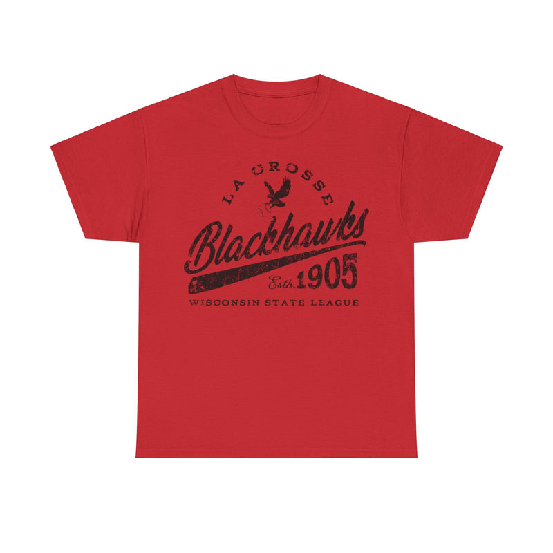 Load image into Gallery viewer, La Crosse Blackhawks Est 1905 Wisconsin Baseball T-shirt