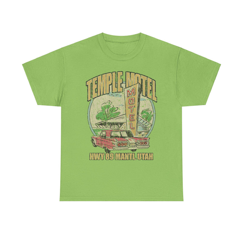 Load image into Gallery viewer, Temple Motel Manti Utah 1959 Hwy 89 T-shirt