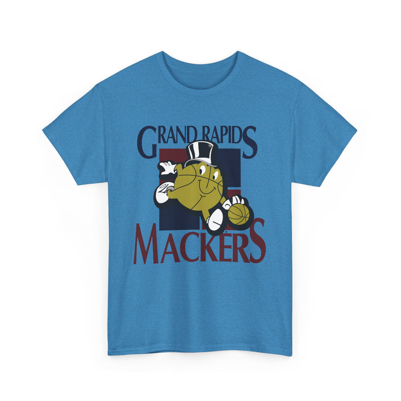 Load image into Gallery viewer, Grand Rapids Mackers Michigan CBA Basketball 1994-1996 T-shirt