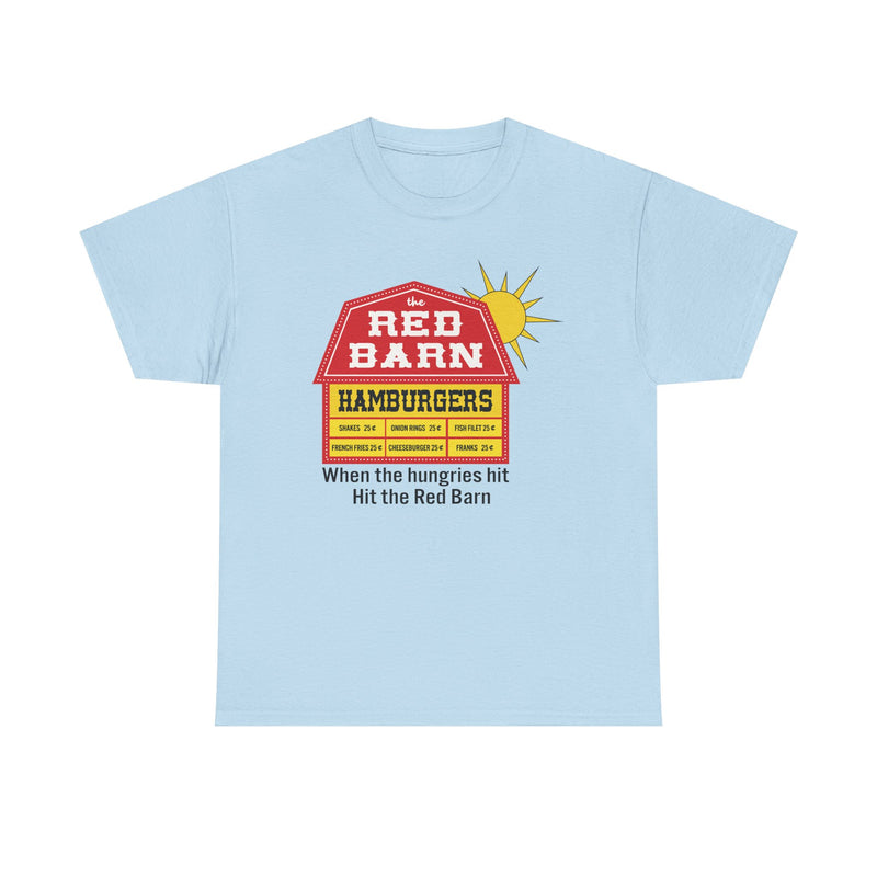 Load image into Gallery viewer, Red Barn Hamburgers Vintage Fast Food Logo Classic Chain Restaurant T-Shirt