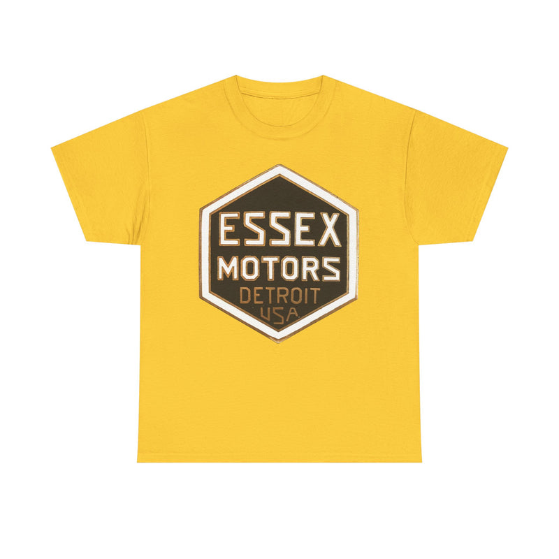Load image into Gallery viewer, Essex Motors Detroit USA Gold Badge Rare Logo T-shirt