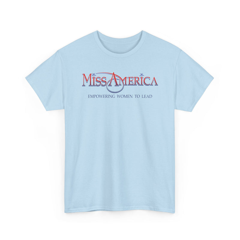 Load image into Gallery viewer, Miss America Empowering Women To Lead T-Shirt Pageant Logo Tee