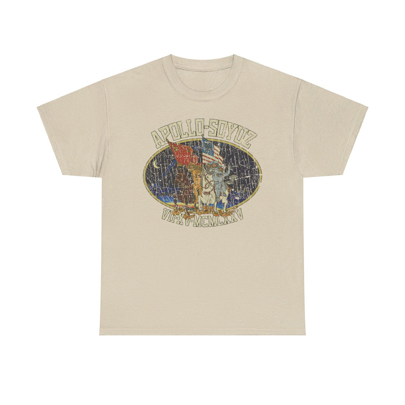 Load image into Gallery viewer, Apollo-Soyuz 1975 First Spaceflight T-shirt