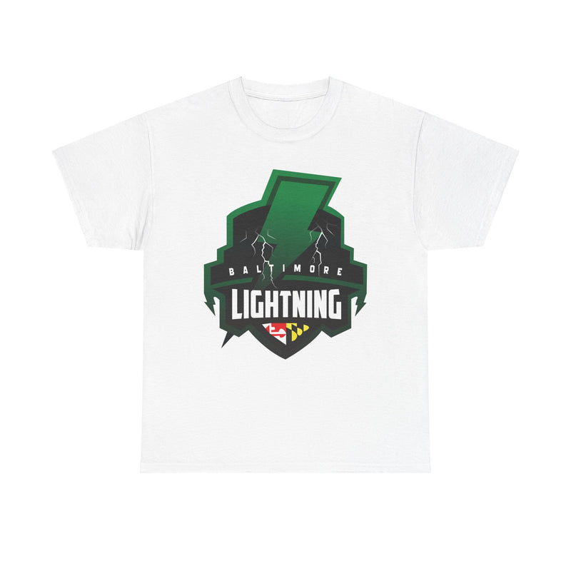 Load image into Gallery viewer, Baltimore Lightning Maryland CBA 1985-1986 Basketball T-shirt