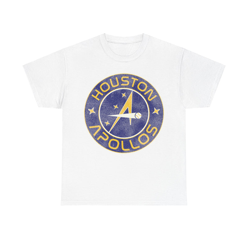 Load image into Gallery viewer, Houston Apollos Baseball Blue Logo Nostalgic Retro Baseball Team T-shirt