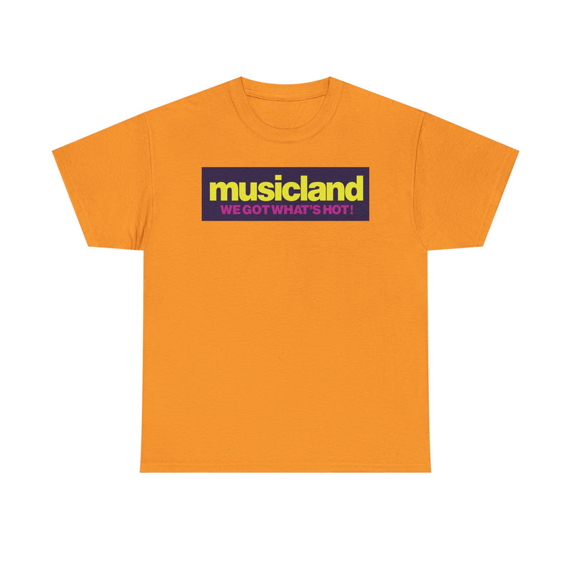 Load image into Gallery viewer, Musicland We Got What's Hot Music Store Nostalgic T-shirt