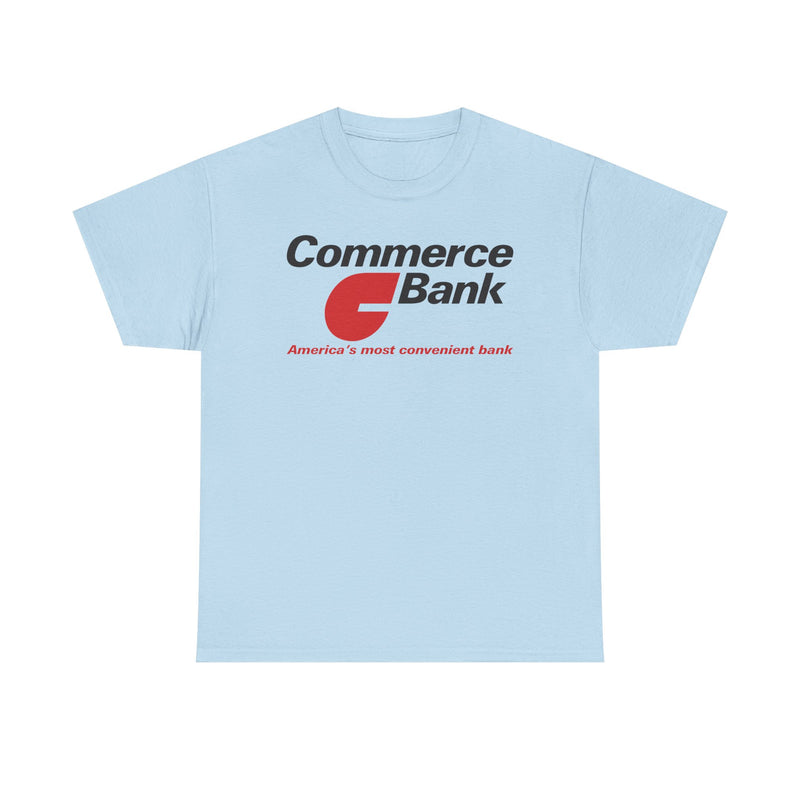 Load image into Gallery viewer, Commerce Bank America's Most Convenient Banking Logo New Jersey T-Shirt