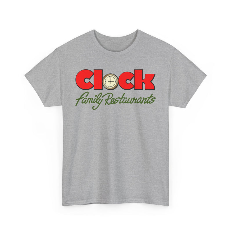 Load image into Gallery viewer, Clock Family Restaurants Vintage Diner Classic Restaurant Logo T-Shirt