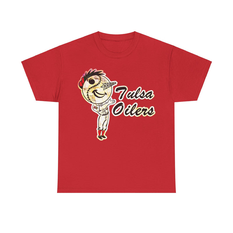 Load image into Gallery viewer, Tulsa Oilers Mascot Logo Oklahoma Baseball T-shirt