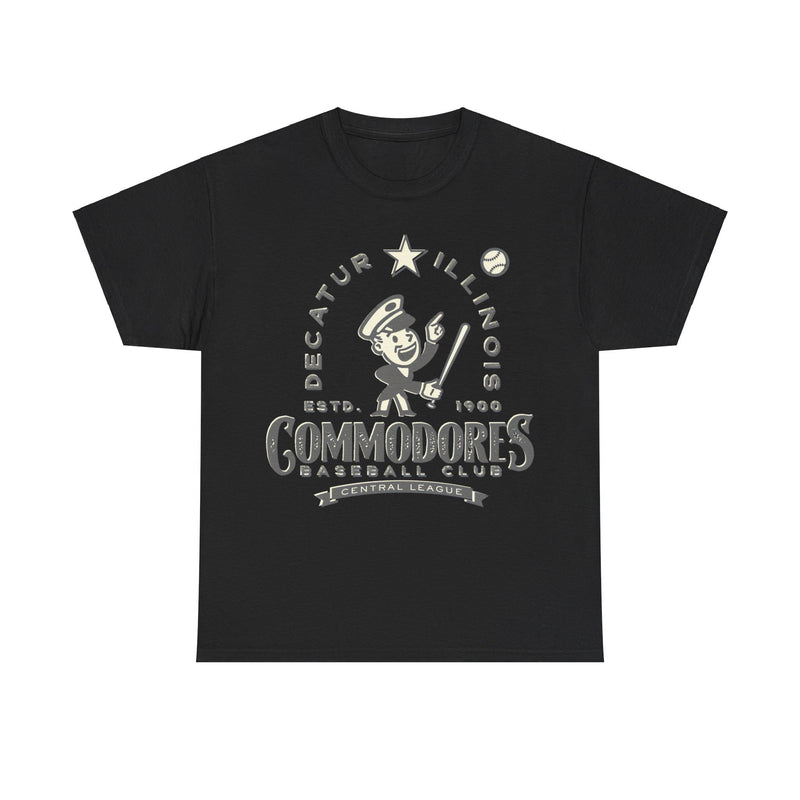 Load image into Gallery viewer, Decatur Illinois Commodores Central League Baseball T-shirt